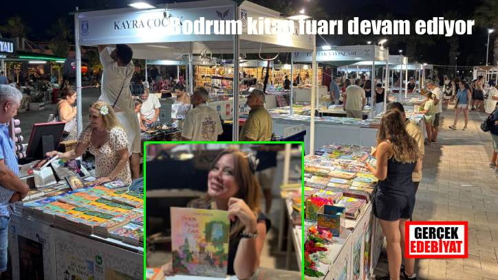 Bodrum kitap fuarı sürüyor