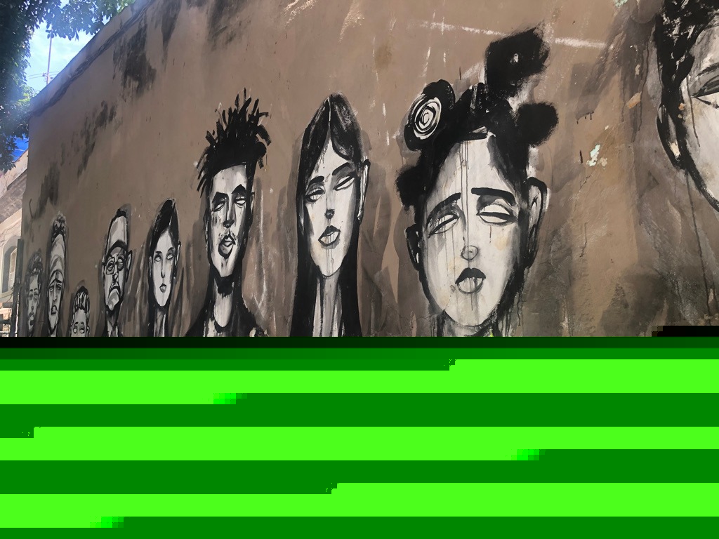 Havana sokaklarında duvar resimleri (Foto: Mehmet Demirkaya)
