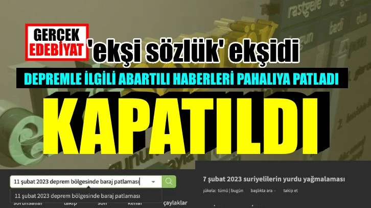 Ekşi sözlük ekşidi: Kapatıldı!