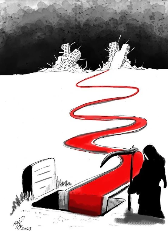 Dünya karikatürcüleri depremi çizdi - 1