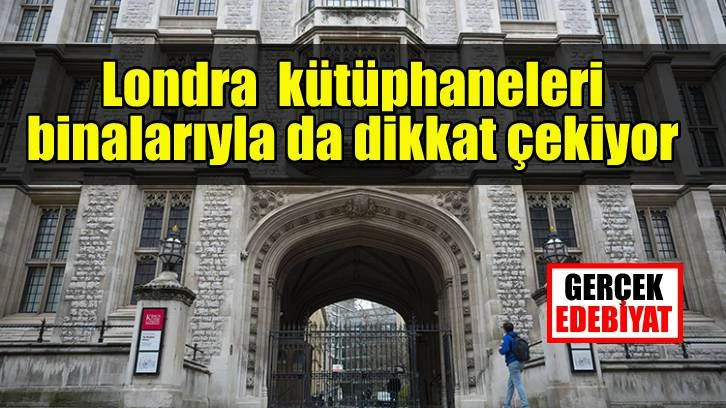 Londra kütüphaneleri binaları da dikkat çekiyor