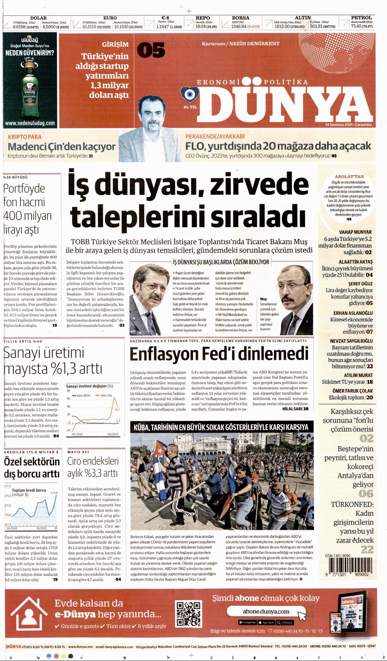 Günün gazete manşetleri... Günün gazete başlıkları 14.7.2021