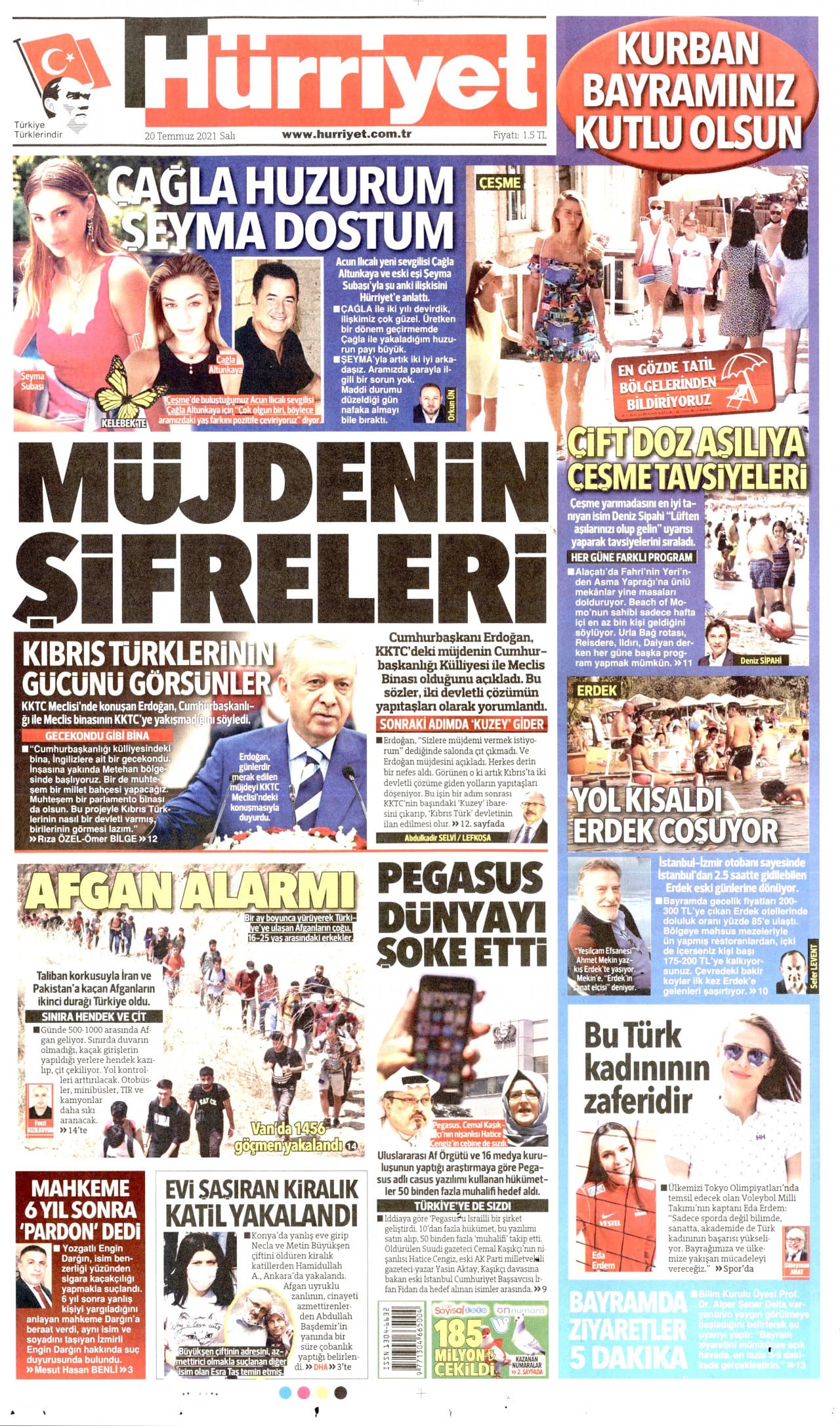 20.7 2021 gazete başlıkları... Gazete manşetleri