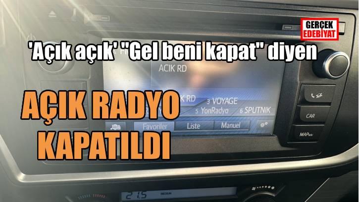 Sorosçu radyo kapandı ama bi sor niye kapandı!​