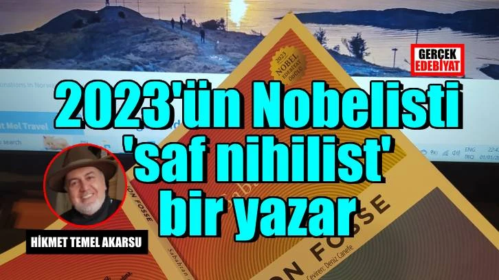 İçsel monologların saf nihilisti Nobelist: Jon Fosse