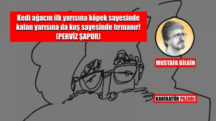 Furuğ Ferruhzad’ın eşi karikatürist Perviz Şapur’un \'çizgisiz karikatürleri\'