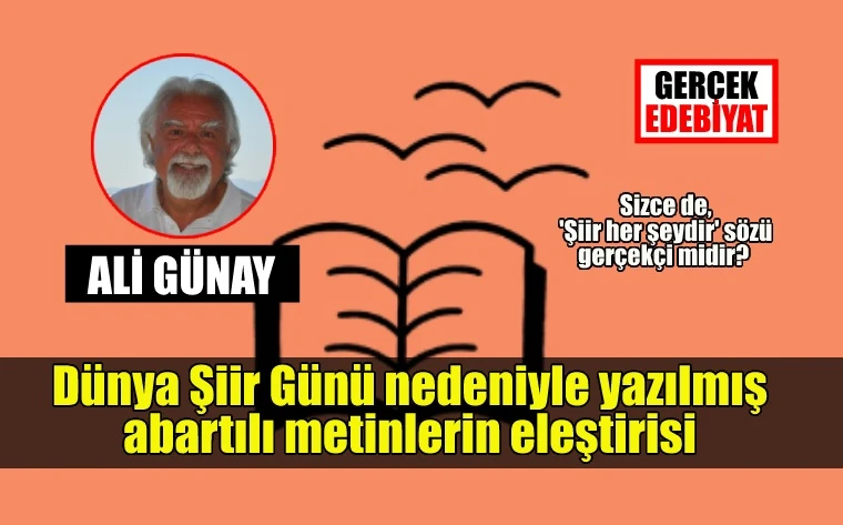Sözüm ‘şiir’den içeri!