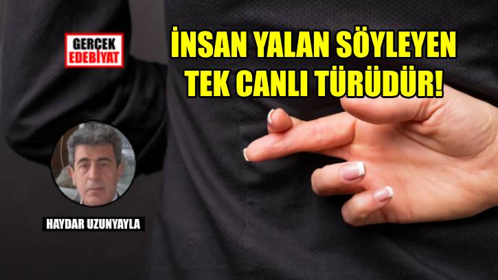 Yalan iş başında ya da her yerde / Haydar Uzunyayla
