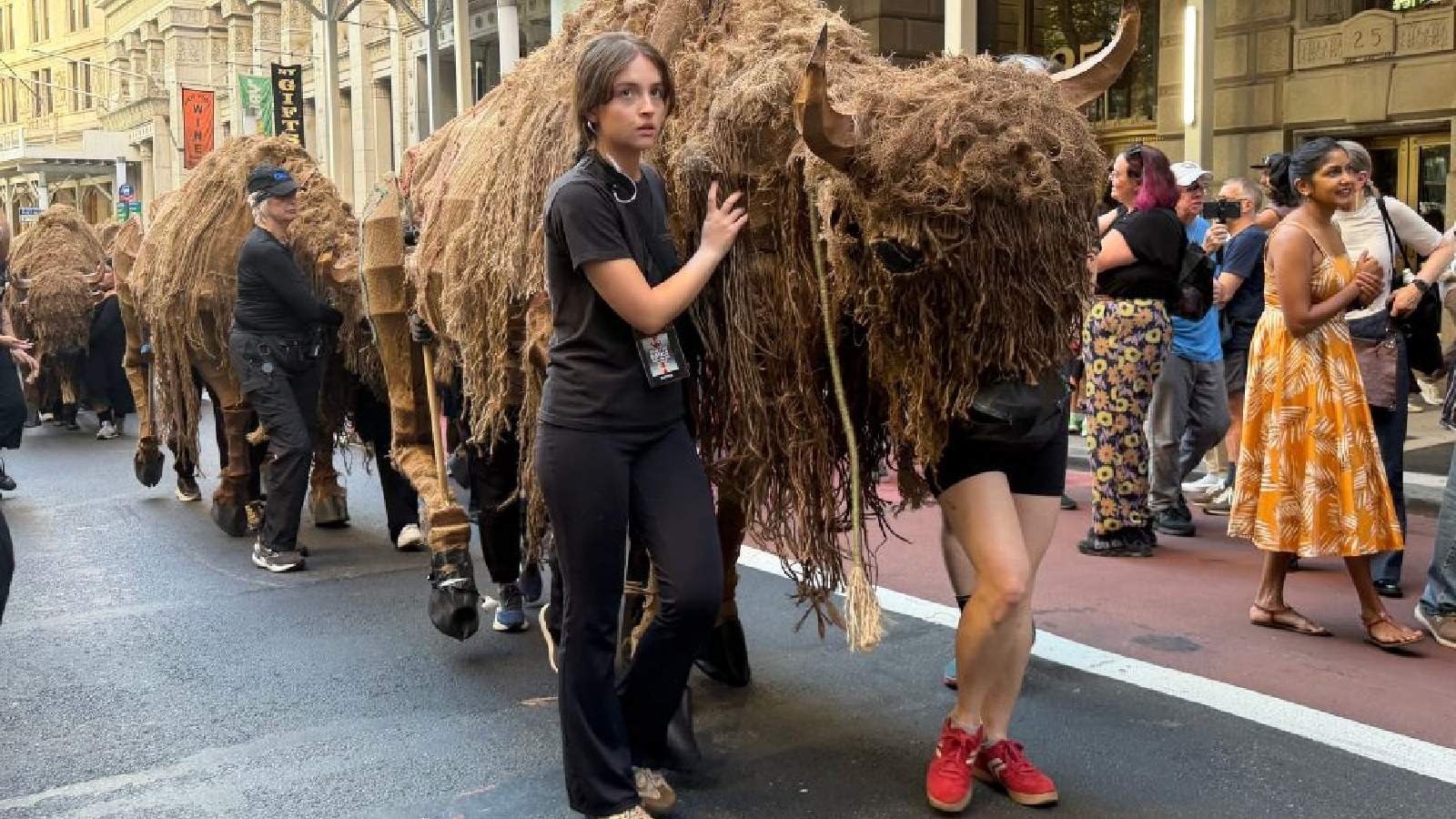 New York sokaklarında Buffalo Kukla Geçit Töreni yapıldı