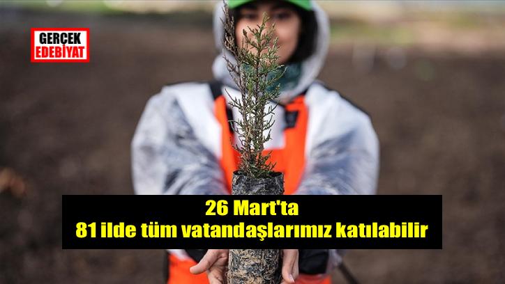 Bu yıl 600 milyon fidan dikilecek