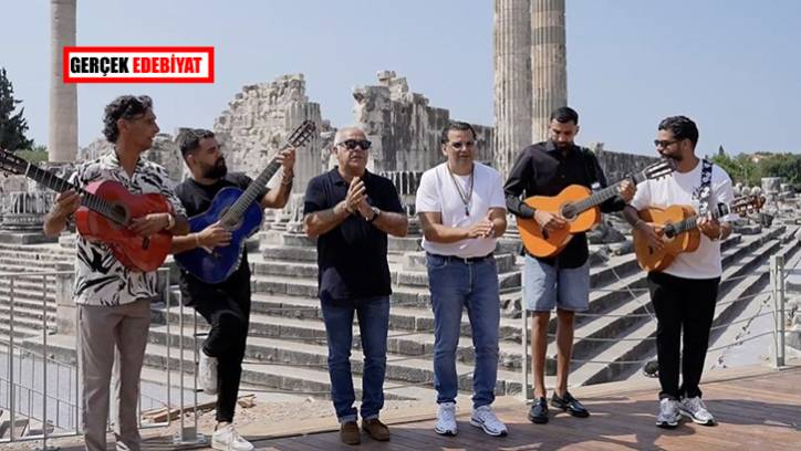 Ünlü İspanyol müzik gurubu Apollon Tapınağı'nda klip çekti