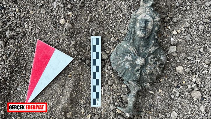 Kelkit'te Mısır Tanrıçası İsis'in heykeli bulundu