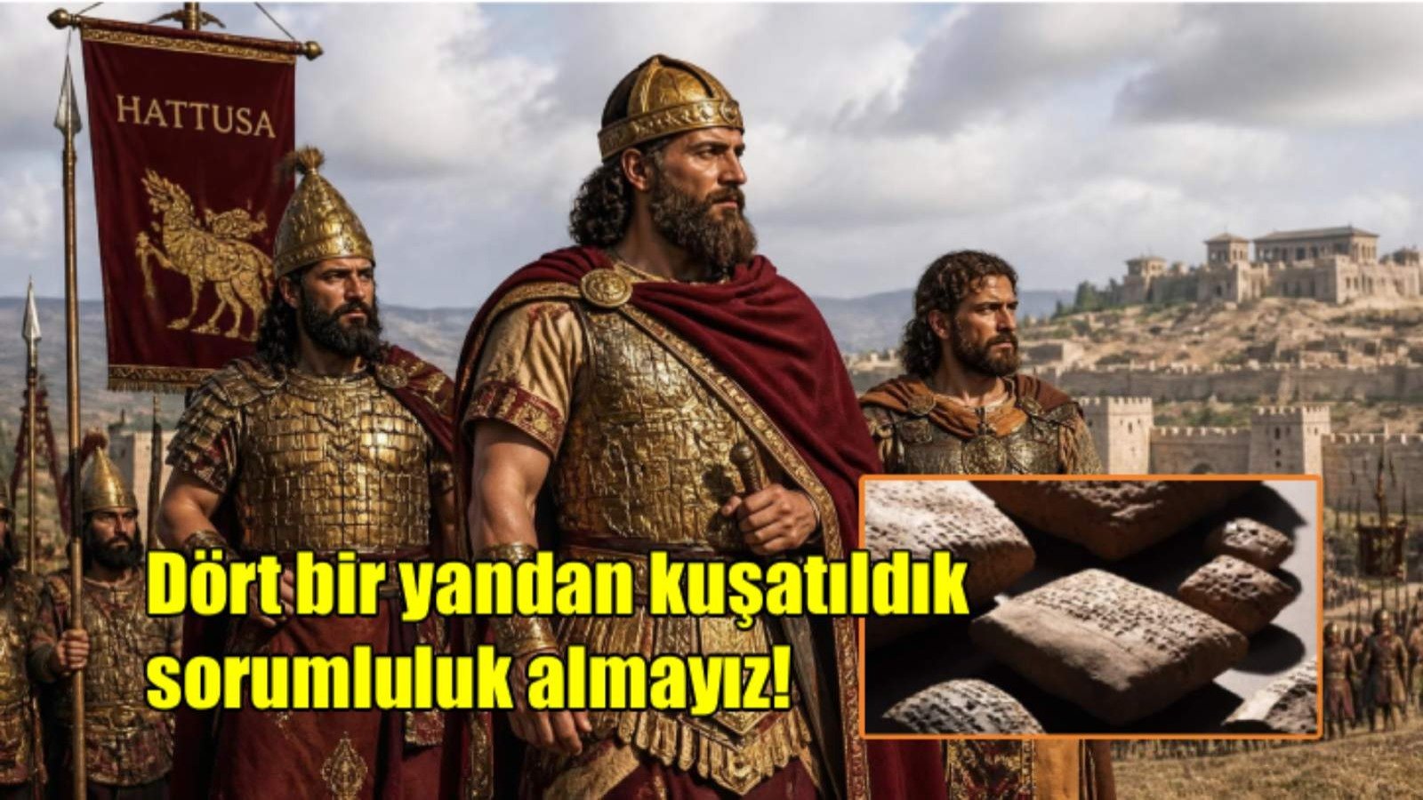 Generalleri Hitit kralını yok olacağız diye uyarmış
