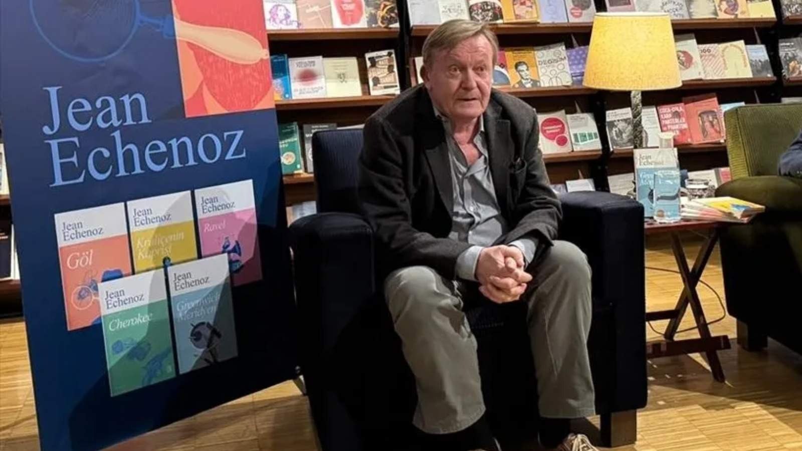 Goncourt ödüllü yazar Jean Echenoz Türkiye'deydi