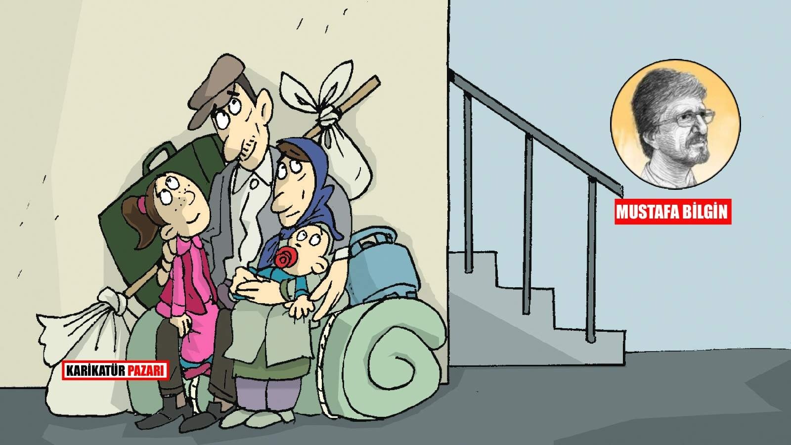 Beyoğlu’nda bekler bir karikatür!