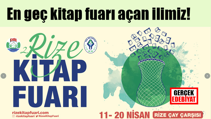 Rize 2. Kitap Fuarı açıldı