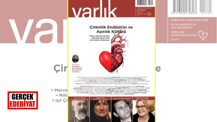 Varlık dergisi Ekim 2024 sayısı yayımlandı