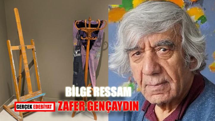 Bi̇lge ​ressam ​Zafer Gençaydin ​i̇le​ kucaklaşma / Hasan Murat Doğan