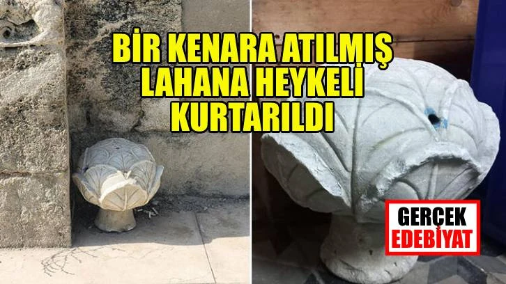 Avluda unutulan 'Lahanacılar' heykleli korumaya alındı