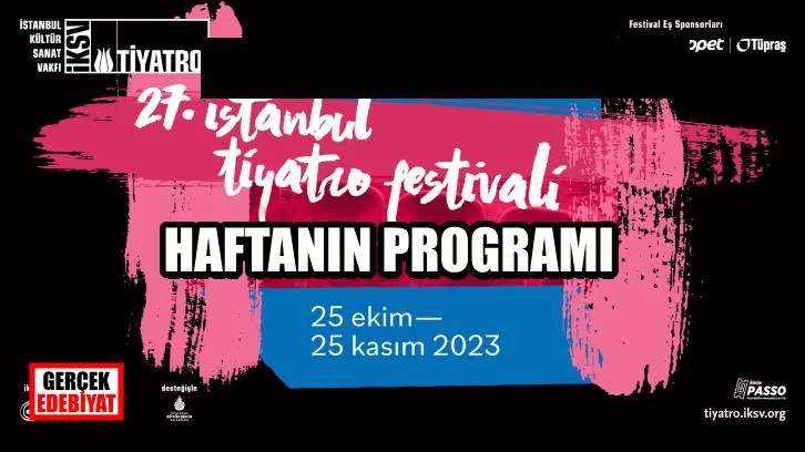 27. İstanbul Tiyatro Festivali başladı