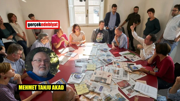 Bir yayın kurulu toplantısı / Mehmet Tanju Akad