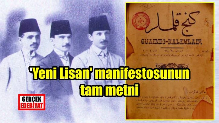 Genç Kalemler’de yayınlanan meşhur Manifesto