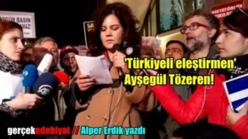 Ayşegül Tözeren tipi eleştirmenlik veya edebiyatta eleştirisizliğin eleştirel tahkimi / Alper Erdik