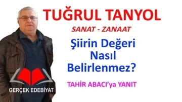 Şiirin Değeri Nasıl Belirlenmez?  / Tuğrul Tanyol