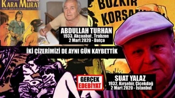 Karaoğlan'ın yaratıcısı Suat Yalaz ve Kara Murat'ın çizeri Abdullah Turhan 