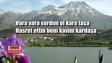 Bir ayrılık bir ölüm / Karacaoğlan