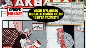 Akbaba mizah dergisinde 1930 tarihli 'muhalefetimizin hali' yazısı!