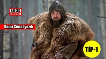 Ayı postuna oturmuş hayvan dostu / Sami Günal