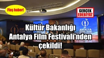 Bakanlık Antalya Altın Portakal Film Festivali'nden çekildi! 
