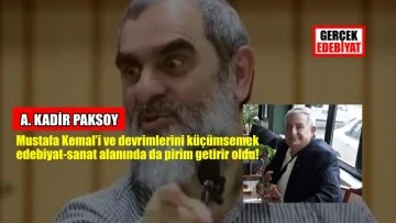 Bir 'ileri gerici'ye yanıt / A. Kadir Paksoy