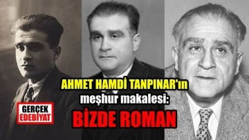 Bizde roman I / Ahmet Hamdi Tanpınar