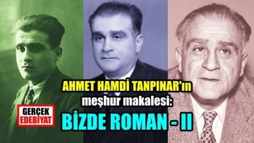 Bizde roman II / Ahmet Hamdi Tanpınar