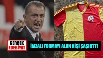 Fatih Terim'in imzalı forması ezeli rakibe gitti!