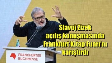 Filistin'e destek isteyen Zizek'e Frankfurt Kitap Fuarı'nda görülmemiş tepki