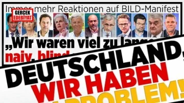 Gazze Almanya'yı karıştırdı! Bild'den inanılmaz 'manifesto'!