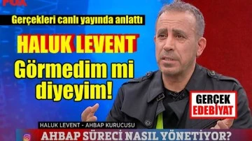 Haluk Levent FoxTV canlı yayınında her şeyi açıkladı