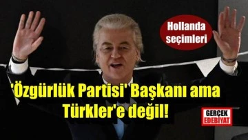 Hollanda genel seçimlerinde Türk düşmanı lider önde