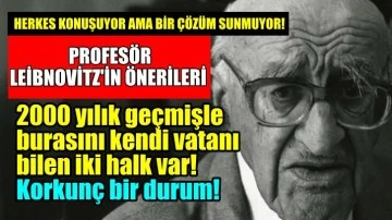 İbrani Ansiklopedisi'nin yönetmeni profesör Leibowitz uyarmıştı: Dine göre kurulan devlet...