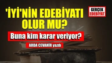'İyi'nin edebiyatı / Arda Cevahir