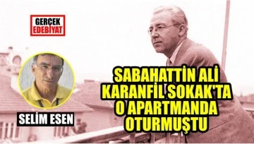 Karanfil Sokak'ta Sabahattin Ali