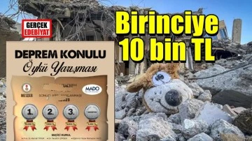 MADO deprem konulu öykü yarışması düzenliyor
