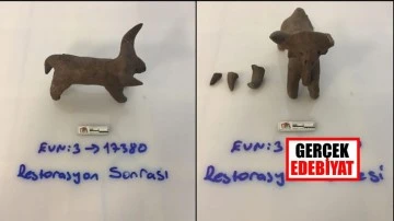 Depremde zarar gören Şanlıurfa Arkeoloji Müzesi eserleri restorasyonu 