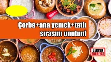 Yemeklerin sırasını değiştirmenin mucizeleri