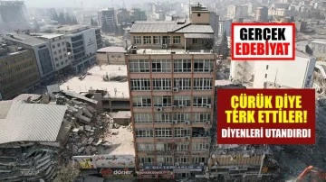 Çürük raporu verildi boş bırakıldı ama depremde yıkılmadı